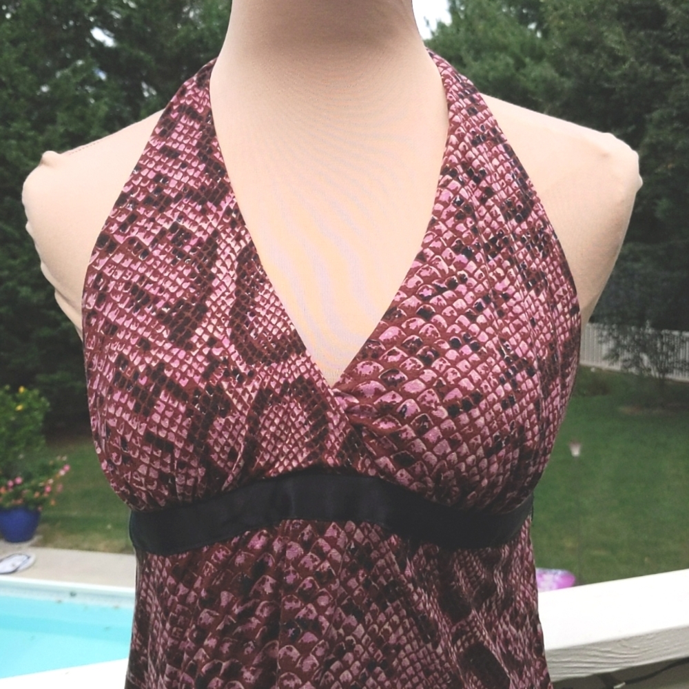 Betsey Johnson Vintage Halter Top Euc - Picture 2 of 3